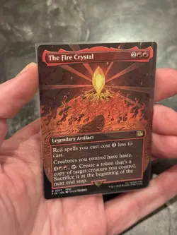 The Fire Crystal (Borderless) Final Fantasy Regular - Image 1