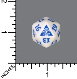 Brand New D20 Spindown Magic Spindown Die - Ravnica Allegiance - Azorius MTG Dic - Image 1