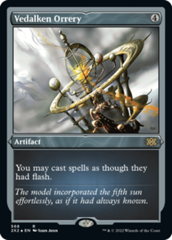 Mint/Near-Mint, English - 1 x MTG Vedalken Orrery - Foil Etched Double Masters 2 - Image 1