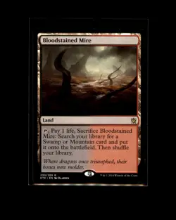 Bloodstained Mire Magic The Gathering Rare (R) #230/269 Khans of Tarkir (KTK) - Image 1
