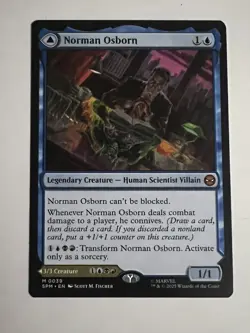 Norman Osborn - Green Goblin 0039 Regular Mythic Marvel's Spider-Man MTG NM - Image 1