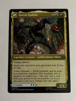 Norman Osborn - Green Goblin 0039 Regular Mythic Marvel's Spider-Man MTG NM - Image 2
