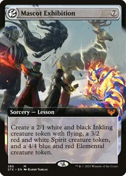 Mascot Exhibition (Extended Art) 285 M Strixhaven: School of Mages STX MTG Foil - Image 1