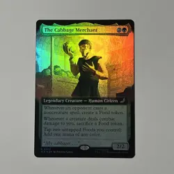 MTG -The Cabbage Merchant - Extended Art - Foil 203 - NM - Image 1