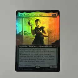 MTG -The Cabbage Merchant - Extended Art - Foil 203 - NM - Image 2