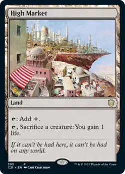 Mint/Near-Mint, English - 1 x MTG High Market Commander 2021 - Image 1