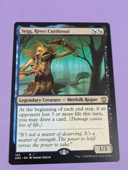 MTG Magic: Zendikar Rising Commander: Sygg, River Cutthroat #103 Rare - NM - Image 1