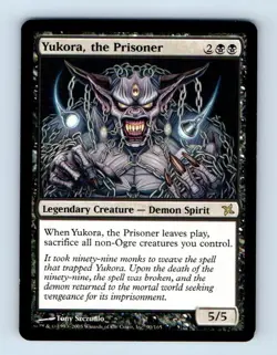2005 Betrayers of Kamigawa Yukora, the Prisoner #2 MTG / Magic the Gathering - Image 1