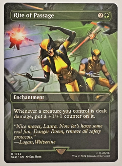 MTG Rite of Passage Marvel's Wolverine Secret Lair Drop Series Wolverine Regular - Image 1