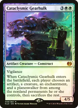 MTG FOIL Cataclysmic Gearhulk - Kaladesh #9 - Image 1