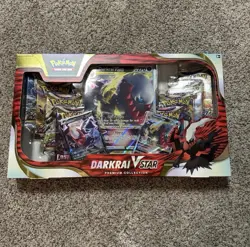 POKEMON TCG DARKRAI VSTAR PREMIUM COLLECTION BOX 2022 FACTORY SEALED NEW - Image 1