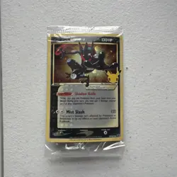 Pokemon Celebrations GRENINJA Gold Star Holo Promo SWSH144 Black Star SEALED D - Image 1