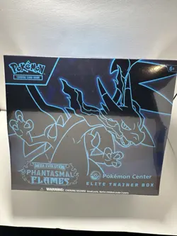 Pokemon Phantasmal Flames Pokemon Center ETB Elite Trainer Box Sealed - Image 1
