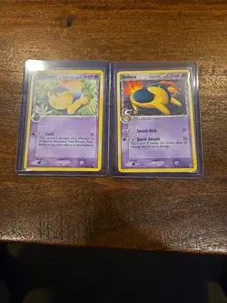 Pokemon TCG Delta Species LOT Cyndaquil 45/101 Quilava 36/101 LP Non Holo - Image 1