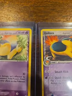 Pokemon TCG Delta Species LOT Cyndaquil 45/101 Quilava 36/101 LP Non Holo - Image 3