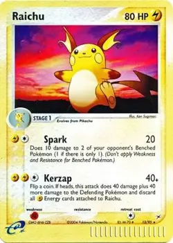 Pokemon TCG - Raichu - 13/95 - Reverse Holo - Ex Team Magma vs Aqua [Near Mint] - Image 1