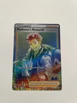 Blanche Full Art Secret Rare Trainer Professors Research #082 Bundle Pokemon GO - Image 4