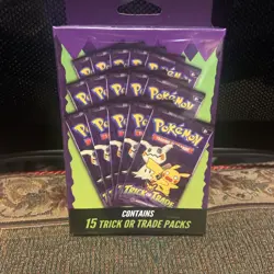 Pokemon Trick or Trade Booster Pack box - 15 Packs 2025 NEW Sealed Box - Image 1