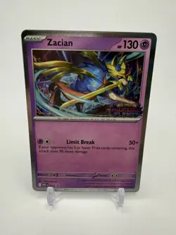 Pokemon Phantasmal Flames Stamped Zacian MEP015 Promo SHIPS ASAP - Image 1