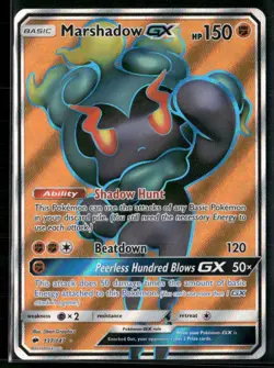 Marshadow GX 137/147 Full Art - Pokemon TCG Burning Shadows 2017 - Image 1
