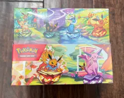 Pokemon Prismatic Evolutions MINI TIN DISPLAY Factory Sealed 8 MINI TINS - Image 1