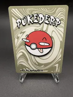 Pokederp BLACKOUT Blobbo 5/7 - Ditto Pokemon Derpy Fan Art RARE - Image 3