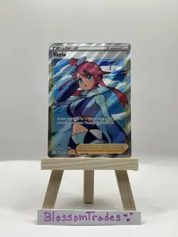 Pokemon TCG Skyla (Full Art) 072/072 Shining Fates(SHF) Ultra Rare Holo - NM - Image 2
