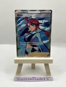 Pokemon TCG Skyla (Full Art) 072/072 Shining Fates(SHF) Ultra Rare Holo - NM - Image 3
