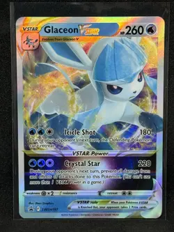 Pokemon TCG Glaceon VSTAR SWSH197/307 SWSH Black Star Promos NM - Image 1