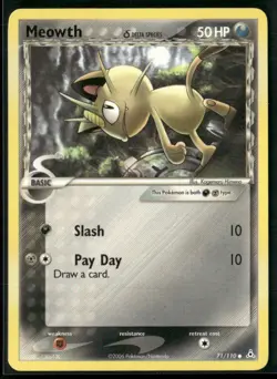 Meowth 71/110 - Pokemon TCG EX Holon Phantoms 2006 - Image 1