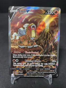 Entei v Crown Zenith Galarian Gallery HoloUltra Rare Pokemon TCG GG36/GG70 - Image 1