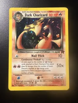 Pokemon TCG Team Rocket #4/82 Dark Charizard Holo RARE - Image 1