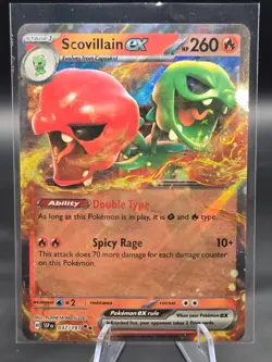 Pokemon TCG - Scovillain ex 037/191 Double Rare - Surging Sparks - Near Mint - Image 1