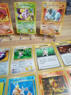 1996 Pokemon TCG Japanese Original Sets Team Rocket Fossil Base Set Gym Lot X27 - Image 4