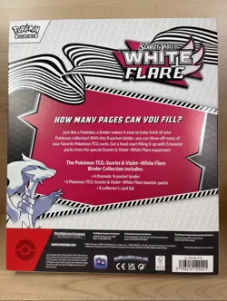 Pokemon TCG: Scarlet & Violet - WHITE FLARE Binder Collection NEW FACTORY SEALED - Image 3