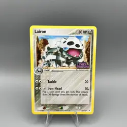 Pokemon TCG Lairon 45/110 EX Holon Phantoms Reverse Holo Stamped NM - Image 1