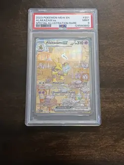 Alakazam Ex 201/165 PSA 9 Pokemon Scarlet & Violet 151 Mint English Holo - Image 1