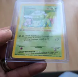 Pokemon TCG Base Set Bulbasaur 1st Edition Shadowless 44/102 - Image 2