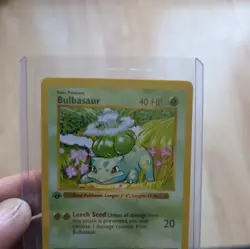 Pokemon TCG Base Set Bulbasaur 1st Edition Shadowless 44/102 - Image 3