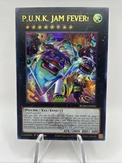 Yu-Gi-Oh! P.U.N.K. Jam Fever! Emblazoned Ultra Rare - BLMM-EN051 - NEAR MINT! - Image 1