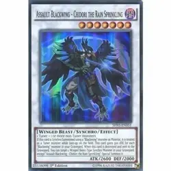 Assault Blackwing - Chidori the Rain Sprinkling Yu-Gi-Oh! SHVI-EN051 Super Rare - Image 1