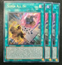 Super All In! x3 Yu-Gi-Oh! BLAR-EN030 1st Ultra Rare PLAYSET - Image 1