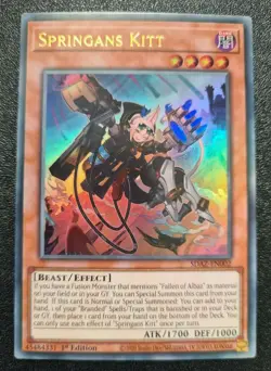 Springans Kitt Yu-Gi-Oh! SDAZ-EN002 1st Ultra Rare - Image 1