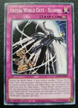 Virtual World Gate - Xuanwu Yu-Gi-Oh! BLVO-EN075 1st Common - Image 1