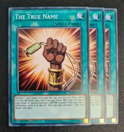The True Name Yu-Gi-Oh! EGS1-EN030 1st Common PLAYSET - Image 1