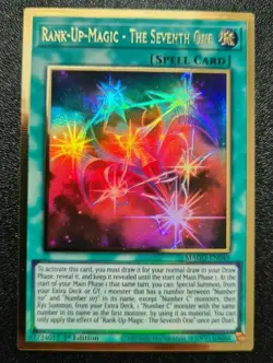 Rank-Up-Magic - The Seventh One Yu-Gi-Oh! MAGO-EN049 1st Premium Gold Rare - Image 1