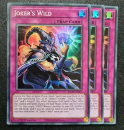 Joker's Wild x3 Yu-Gi-Oh! KICO-EN007 1st Super Rare PLAYSET - Image 1