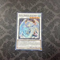 Yu-Gi-Oh! Brionac, Dragon of the Ice Barrier SDFC-EN043 Super Rare 1st - Image 1