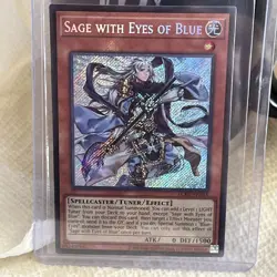 Sage with Eyes of Blue LCKC-EN015 Secret Rare Holo Foil Yugioh Mint! - Image 1