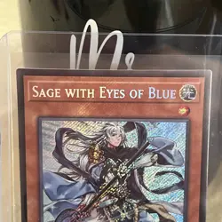 Sage with Eyes of Blue LCKC-EN015 Secret Rare Holo Foil Yugioh Mint! - Image 2
